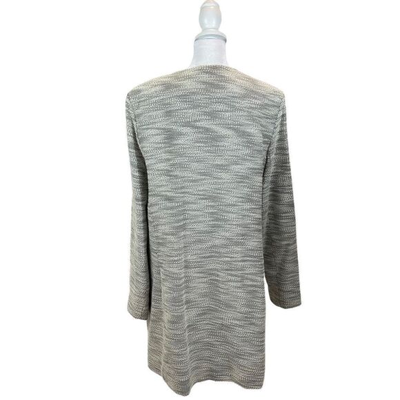 Tahari Brand Black and White Topper Jacket Collarless Size XL - Picture 5 of 11